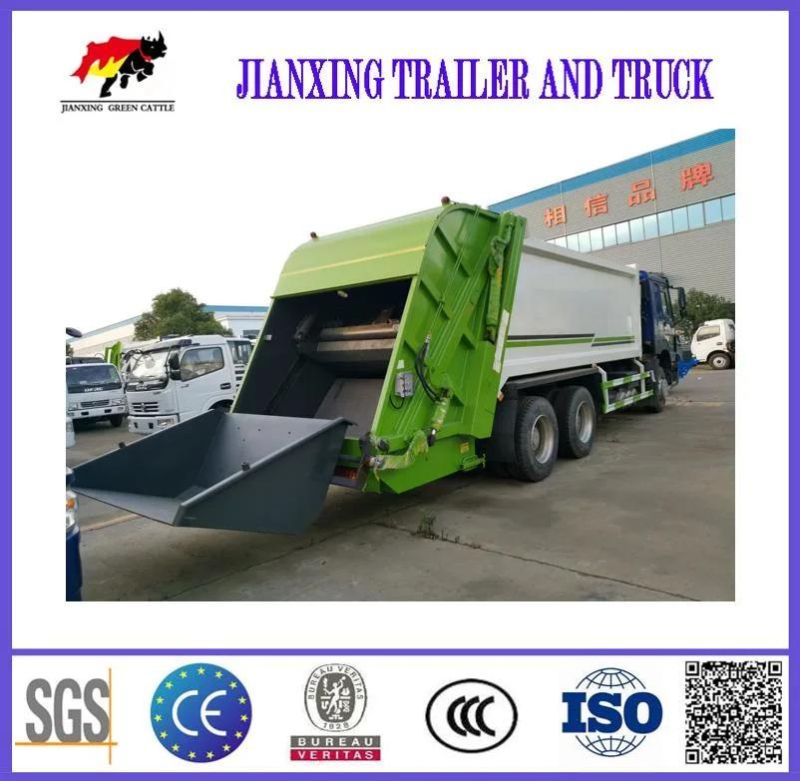 High Quality Carriage Removable Compressed Rubbish Vehicle Compactor Garbage Truck 8m7 to Africa Market