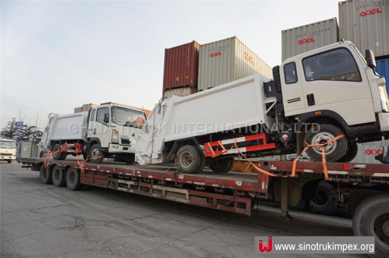 Sinotruck HOWO 4X2 Compression Type Garbage Compactor Truck