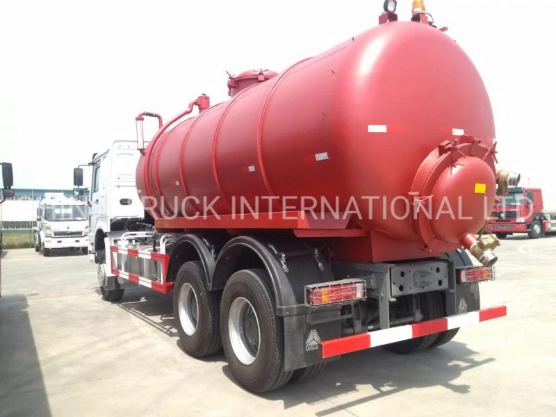 Best Selling Sinotruck HOWO 6X4 Sewer Suction Pump Sewage Tanker Vacuum Truck