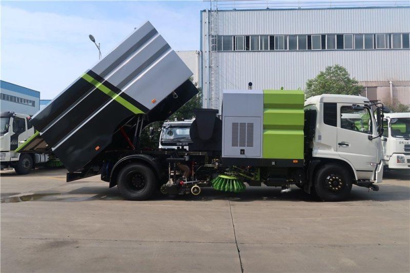 Dongfeng Tianjin Cummins Engine Water Road Sweeper Truck