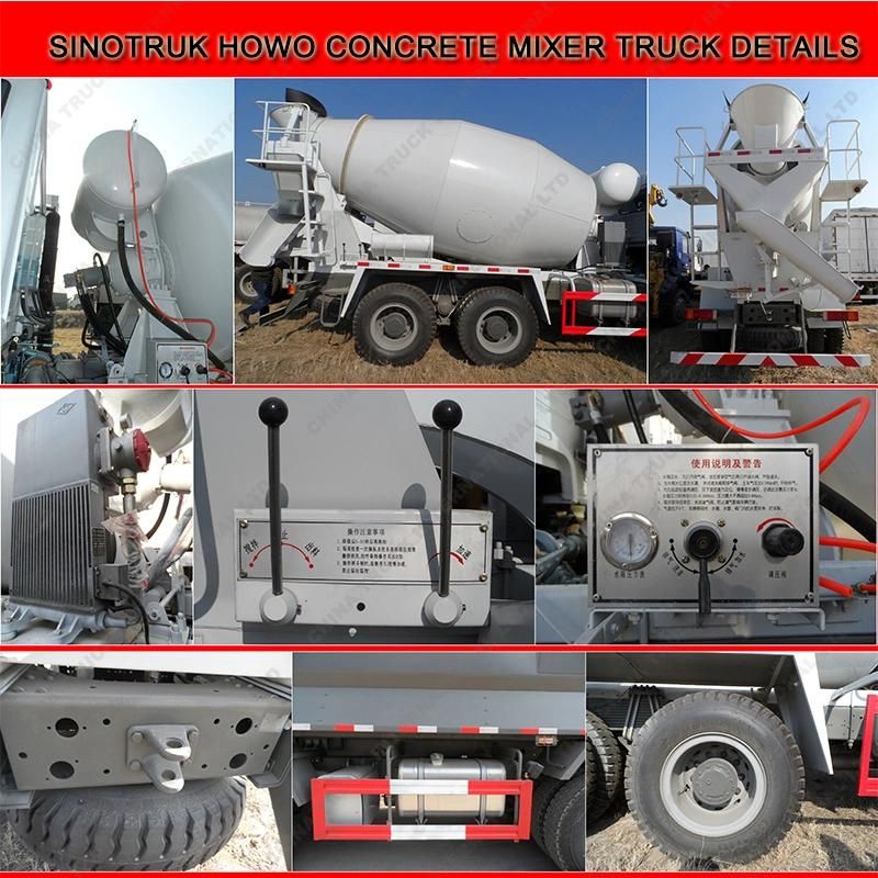 Sinotruck HOWO 6X4 10cbm Cenment Concrete Mixer Truck