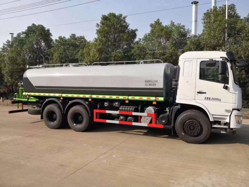 20 Cubic Meters Dongfeng 6*4 20000L Water Tank Truck