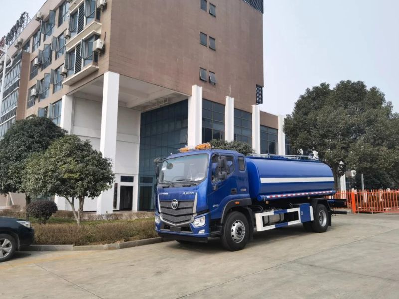 Foton Auman 4X2 Type 10m3 15cbm Transport Drinking Water Truck