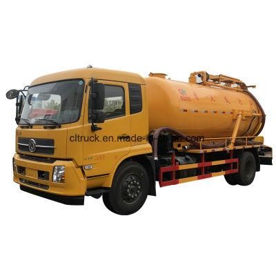 6 Wheelers Various Specialized Vehicle 10m3 Sewage Suction Tanker Truck