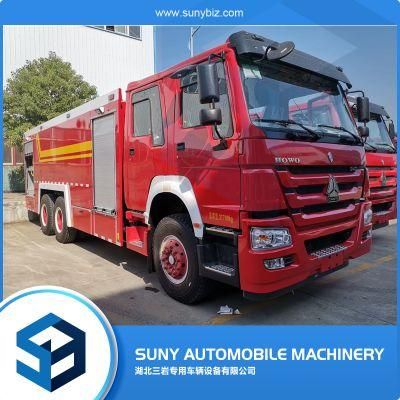 HOWO 10 Wheeler All Terrain Multi-Function Rescue and Rescue Fire Fighting Truck