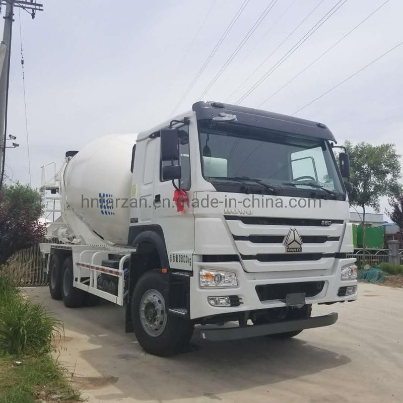 Used 6X4 LHD 340HP HOWO Concrete Mixer Truck