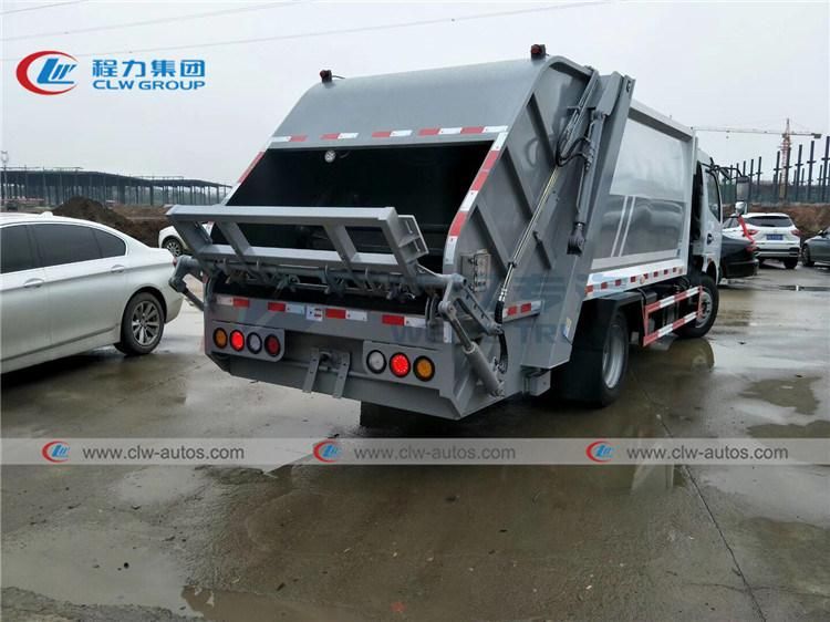 Dongfeng 6tons Rear Loading Waste Garbage Collection Garbage Compactor Truck