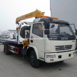 Dongfeng Sliding Platform Recovery Wrecker Truck with Crane