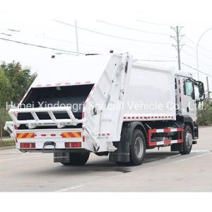 HOWO 4X2 14cbm Compressed Rubbish Waste Garbage Compactor Truck