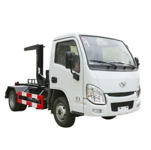 Customized 4 Tons of Twin-Axle Diesel Garbage Truck 6*4 Detachable Sanitation Truck