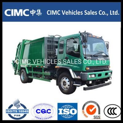 Isuzu F Series Waste Compactor Price Camion Truck De Basura 12cbm