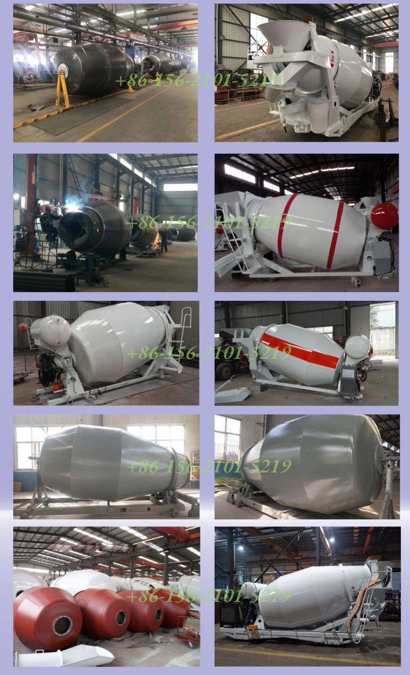 Bueno Brand Material Cement Concrete Mixer Drum for Foton Sinotruk FAW Dongfeng Concrete Mixer Truck Chassis