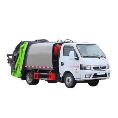4*2 Dongfeng Mini Garbage Compactor Truck 2-3tons Garbage Compactor Truck for Sale