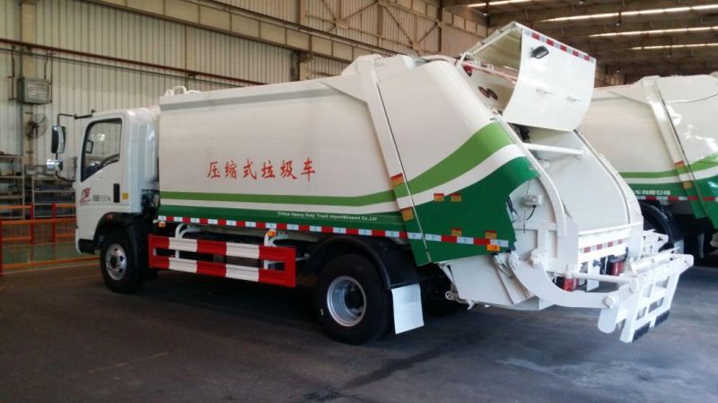 15m3 HOWO Rear Load Refuse Garbage Compactor Truck