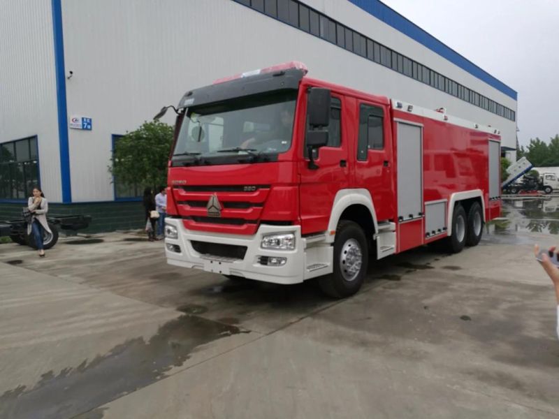 HOWO 12 Tons 10cbm Water 2cbm Foam Fire Fighting Truck