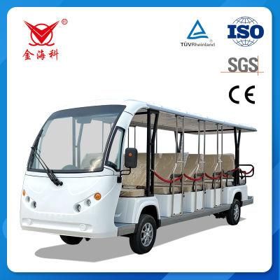 Factory Brand New Tourist Resort Airport School 17 Seats Electric Sightseeing Bus with CE for Sale