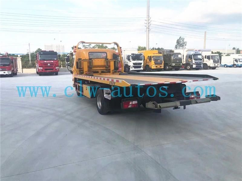 Jmc/JAC/Dongfeng/HOWO/Foton/FAW Customized Platform Wrecker Flatbed Tow Trucks Road Recovery Truck