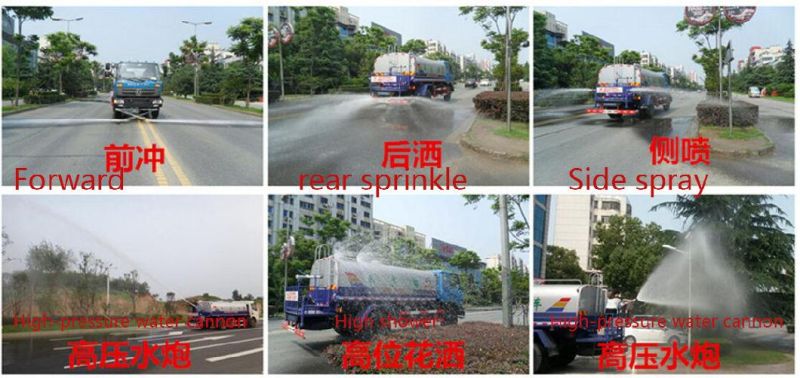 Sinotruck 6X4 Street Water Tanker Truck Landscaping Sprinkler Truck Customized