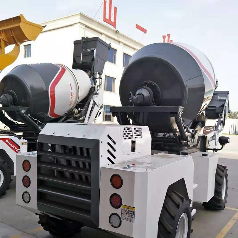 China Concrete Transit Truck Self Loading Concrete Mixer Truck