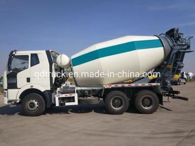 High performance durable low fuel consumption 9m3 concrete mixer truck