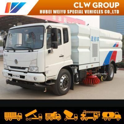 Dongfeng 8tons Stainless Steel Large Sweeper Truck Road Cleaner From China