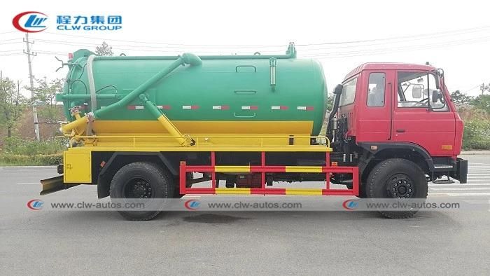 Hot Dongfeng 10, 000liters 10m3 Tanker Truck 10tons Liquid Garbage Sewage Vacuum Suction Truck