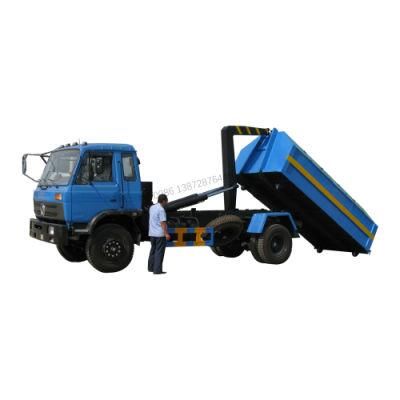 Dongfeng 145 153 Type Roll off Container Garbage Truck 10tons 12tons 15tons