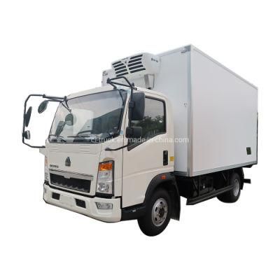 Sinotruk HOWO Light Rhd LHD Refrigerator Trucks Freezer 5tons 5000kgs