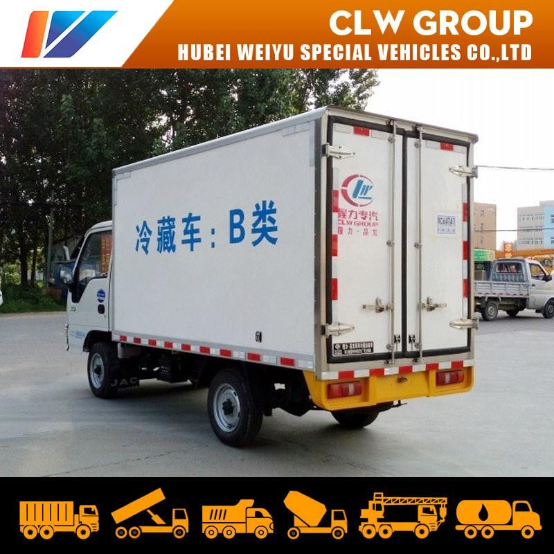 Mini 1ton 1.5tons 2tons JAC Freezer Refrigerated Truck