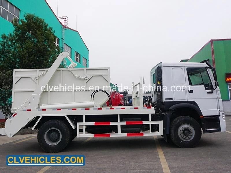 Sinotruk DFAC Isuzu 6wheelers 10cbm Skip Bin Loader Garbage Truck