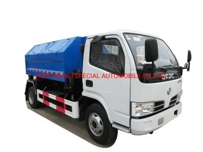 DFAC 4X2 Hook Arm Garbage Truck with 4cbm Bin