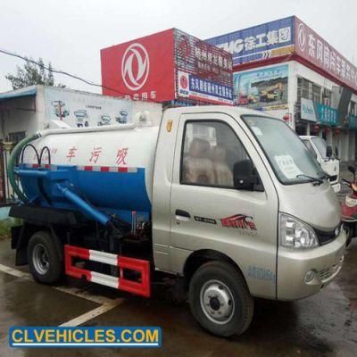 Mini 3000L Sewage vacuum Truck Flexible and Economical