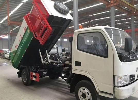 Dongfeng 4X2hydraulic Lifter Garbage Truck Hanging Bucket Garbage Truck