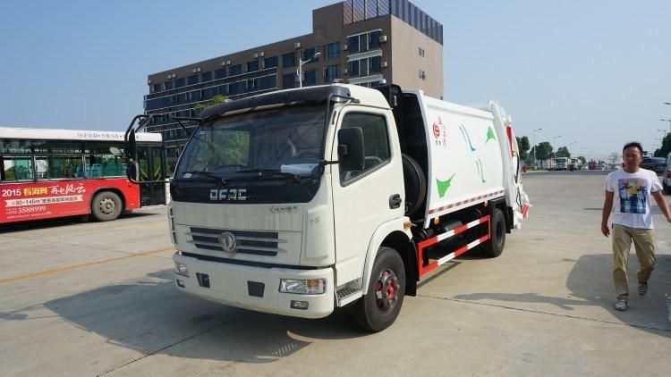 New Design Dongfeng 8000L Compression Garbage Truck for Sale