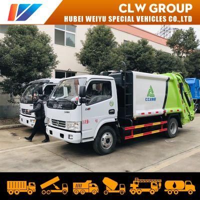 Dongfeng 6cbm Compressed Waste Garbage Compactor Waste Treatment Truck