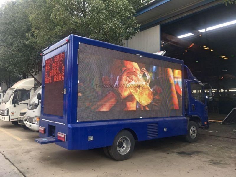China Factory Directly Sale Famous Brand 2 Axles 5000kg Sinotruk HOWO LED Bars Display Advertising Vehicle