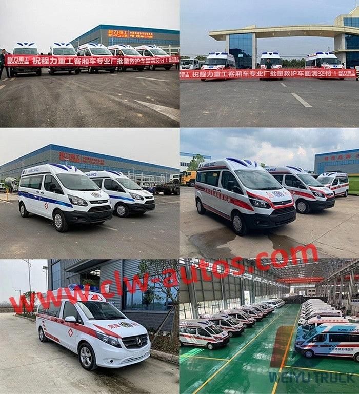 High Proof V348 Patient Transport Ambulance Car Medical Rescue Negative Pressure Ambulance