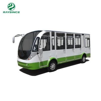 New Model Battery Operated Sightseeing Bus with Four Wheels Electric Vehicle Sightseeing Car