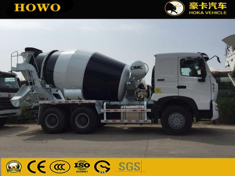 Sinotruk HOWO A7 6X4 290HP 6cbm Concrete Mixer Truck Zz1257m3247n1