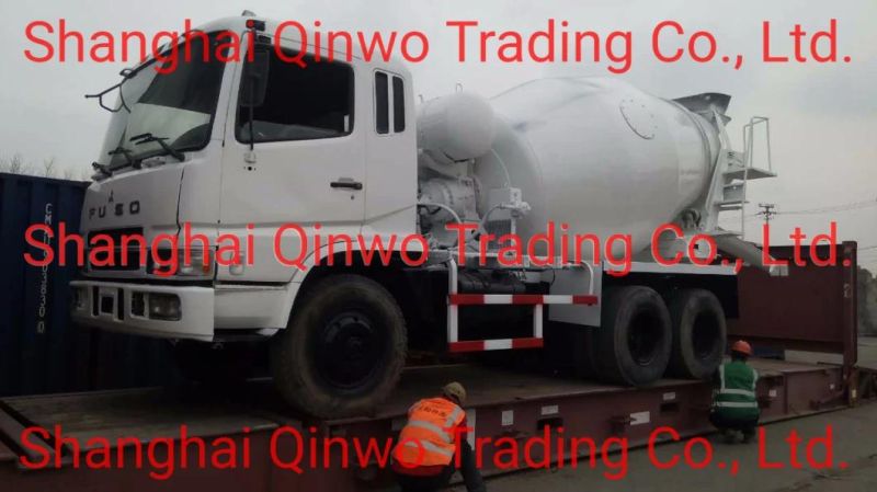 6X4 Construction Trucks Japan Fuso Concrete Mixer Truck 254kw