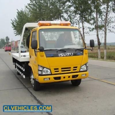 China Isuzu 600p Wrecker Truck Flatbed Tow Truck Tow Truck Towing Truck