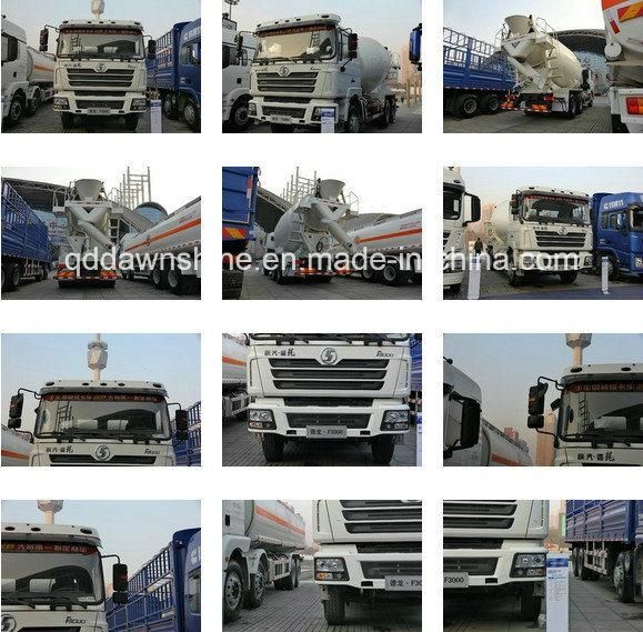 Shacman F3000 6 M3 -- 14 M3 6X4 Cummins Engine 345HP Concrete Mixer Truck