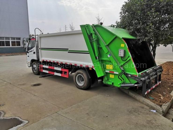 Foton Mini 4m3 Garbage Waste Collection Refuse Compactor Truck
