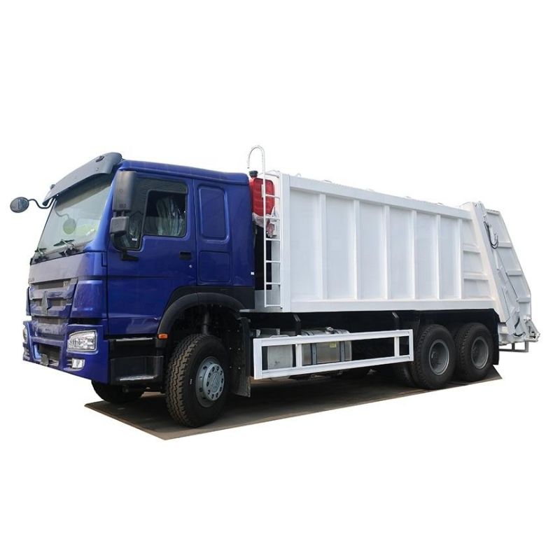 High Quality Heavy Duty HOWO 6X4 Chassis 371 HP Engine Power Mounted with Color 16 Cbm Compactor Garbage Truck for Sales>=1 Units