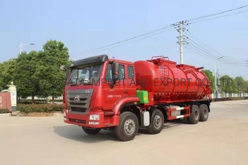 Sinotruk 8X4 Multi-Functional Sewage Suction Truck