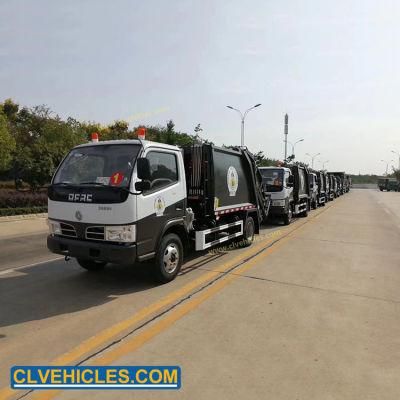 Dongfeng 4X2 6cbm Garbage Compactor Garbage Compressed Truck
