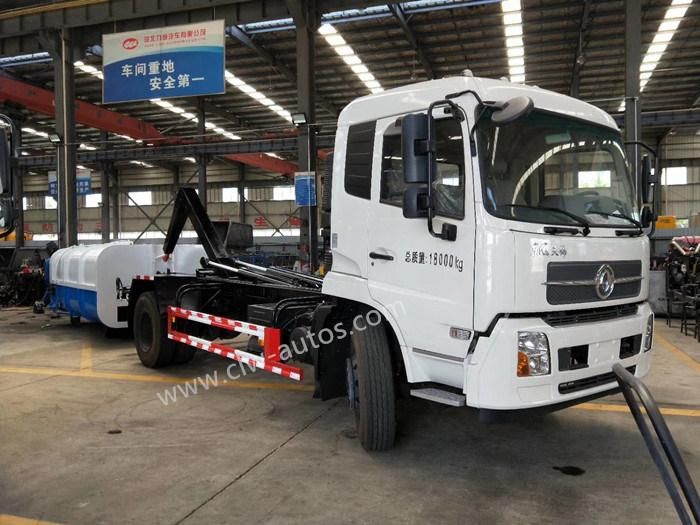 Dongfeng 12m3 Hook Lift Garbage Truck Waste Collector Transportation Equipment