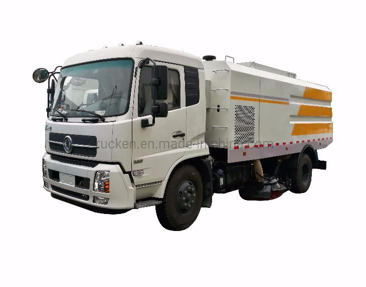Dongfeng Kingrun 12cbm Cleaning Debris off Runway Driveway Vacuum Sweeper 12ton