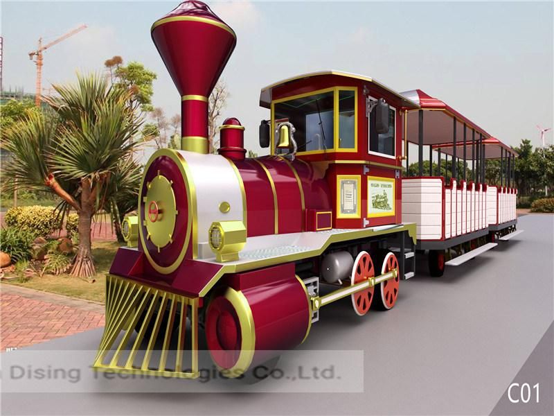 62 Seats Lithium Tourist Train Classic Style Model Dsw-En62