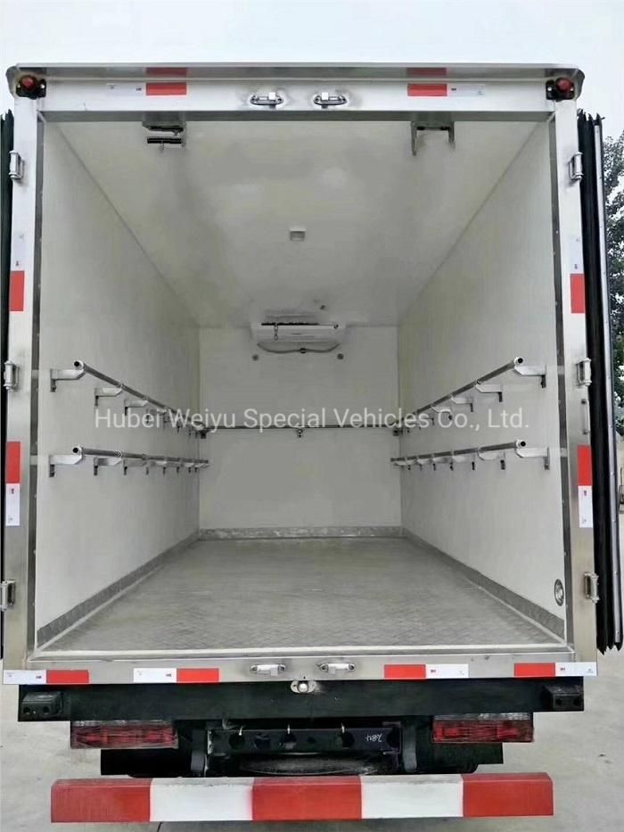 Factory Price China 3-5 Tons Frozen Fish/Meat Transport Delivery Refrigerated Vehicles Freezer Refrigerator Van Truck